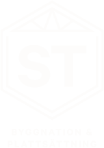 St Byggnation och plattsättning logotyp